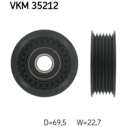 Galet enrouleur de courroie d'accessoire SKF VKM 35212