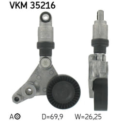 Galet tendeur, courroie d'accessoire SKF VKM 35216