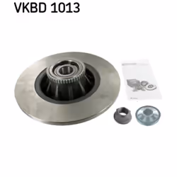 Disque de frein SKF VKBD 1013 arrière, plein, 1 pièce