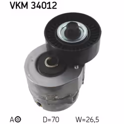 Tendeur de courroie, courroie trapézoïdale à nervures SKF VKM 34012 - Vue supplémentaire 3
