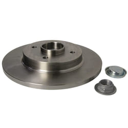 Disque de frein SKF VKBD 1016 arrière, plein, 1 pièce