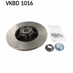 Disque de frein SKF VKBD 1016 arrière, plein, 1 pièce