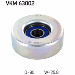 Galet enrouleur de courroie d'accessoire SKF VKM 63002
