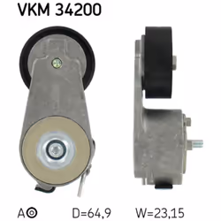 Tendeur de courroie, courroie trapézoïdale à nervures SKF VKM 34200