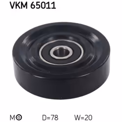 Galet enrouleur de courroie d'accessoire SKF VKM 65011