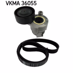 Jeu de courroies trapézoïdales à nervures SKF VKMA 36055