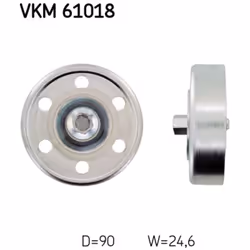 Galet enrouleur de courroie d'accessoire SKF VKM 61018
