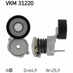 Tendeur de courroie, courroie trapézoïdale à nervures SKF VKM 31220
