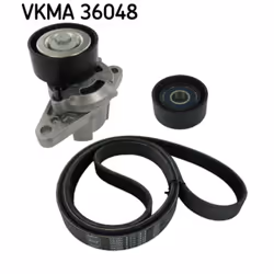 Jeu de courroies trapézoïdales à nervures SKF VKMA 36048