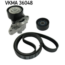 Jeu de courroies trapézoïdales à nervures SKF VKMA 36048