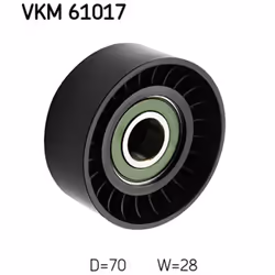 Galet enrouleur de courroie d'accessoire SKF VKM 61017