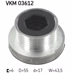 Poulie roue libre, alternateur SKF VKM 03612