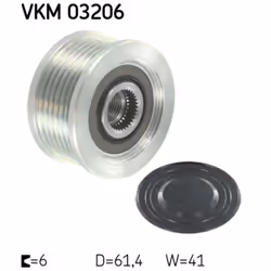Poulie roue libre, alternateur SKF VKM 03206