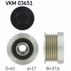 Poulie roue libre, alternateur SKF VKM 03651