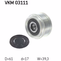 Poulie roue libre, alternateur SKF VKM 03111