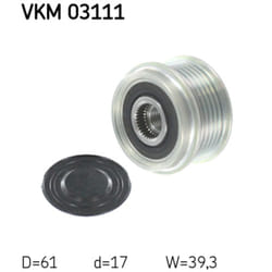 Poulie roue libre, alternateur SKF VKM 03111