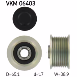 Poulie roue libre, alternateur SKF VKM 06403