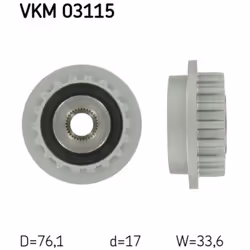 Poulie roue libre, alternateur SKF VKM 03115