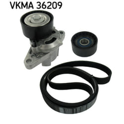 Jeu de courroies trapézoïdales à nervures SKF VKMA 36209