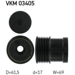 Poulie roue libre, alternateur SKF VKM 03405