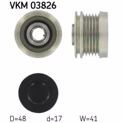 Poulie roue libre, alternateur SKF VKM 03826
