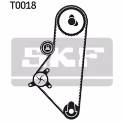 Kit distribution avec pompe à eau SKF VKMC 03201-1 - Vue supplémentaire 4