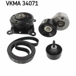 Jeu de courroies trapézoïdales à nervures SKF VKMA 34071