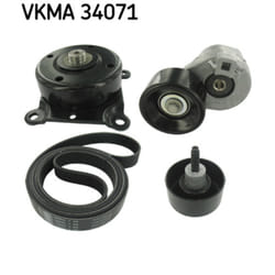 Jeu de courroies trapézoïdales à nervures SKF VKMA 34071