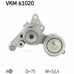 Galet tendeur, courroie d'accessoire SKF VKM 61020