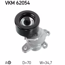 Tendeur de courroie, courroie trapézoïdale à nervures SKF VKM 62054