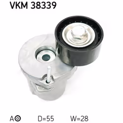 Galet tendeur, courroie d'accessoire SKF VKM 38339