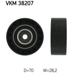 Galet enrouleur de courroie d'accessoire SKF VKM 38207