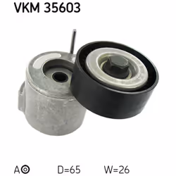 Tendeur de courroie, courroie trapézoïdale à nervures SKF VKM 35603