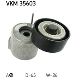 Tendeur de courroie, courroie trapézoïdale à nervures SKF VKM 35603