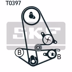 Kit distribution avec pompe à eau SKF VKMC 93011
