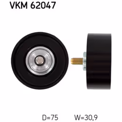 Galet enrouleur de courroie d'accessoire SKF VKM 62047