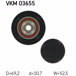 Poulie roue libre, alternateur SKF VKM 03655 - Vue supplémentaire 4