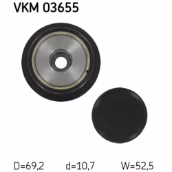 Poulie roue libre, alternateur SKF VKM 03655 - Vue supplémentaire 5
