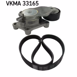 Jeu de courroies trapézoïdales à nervures SKF VKMA 33165