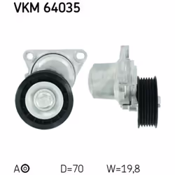 Galet tendeur, courroie d'accessoire SKF VKM 64035