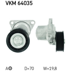 Galet tendeur, courroie d'accessoire SKF VKM 64035