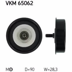 Galet enrouleur de courroie d'accessoire SKF VKM 65062