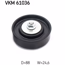Galet enrouleur de courroie d'accessoire SKF VKM 61036