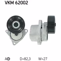 Tendeur de courroie, courroie trapézoïdale à nervures SKF VKM 62002