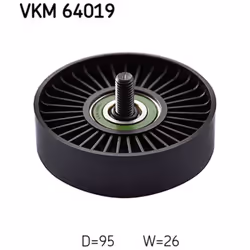 Galet enrouleur de courroie d'accessoire SKF VKM 64019