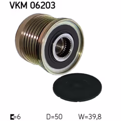 Poulie roue libre, alternateur SKF VKM 06203