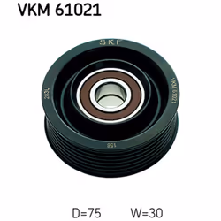 Galet enrouleur de courroie d'accessoire SKF VKM 61021