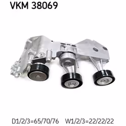 Galet tendeur, courroie d'accessoire SKF VKM 38069