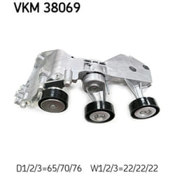 Galet tendeur, courroie d'accessoire SKF VKM 38069