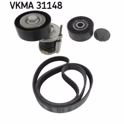 Jeu de courroies trapézoïdales à nervures SKF VKMA 31148